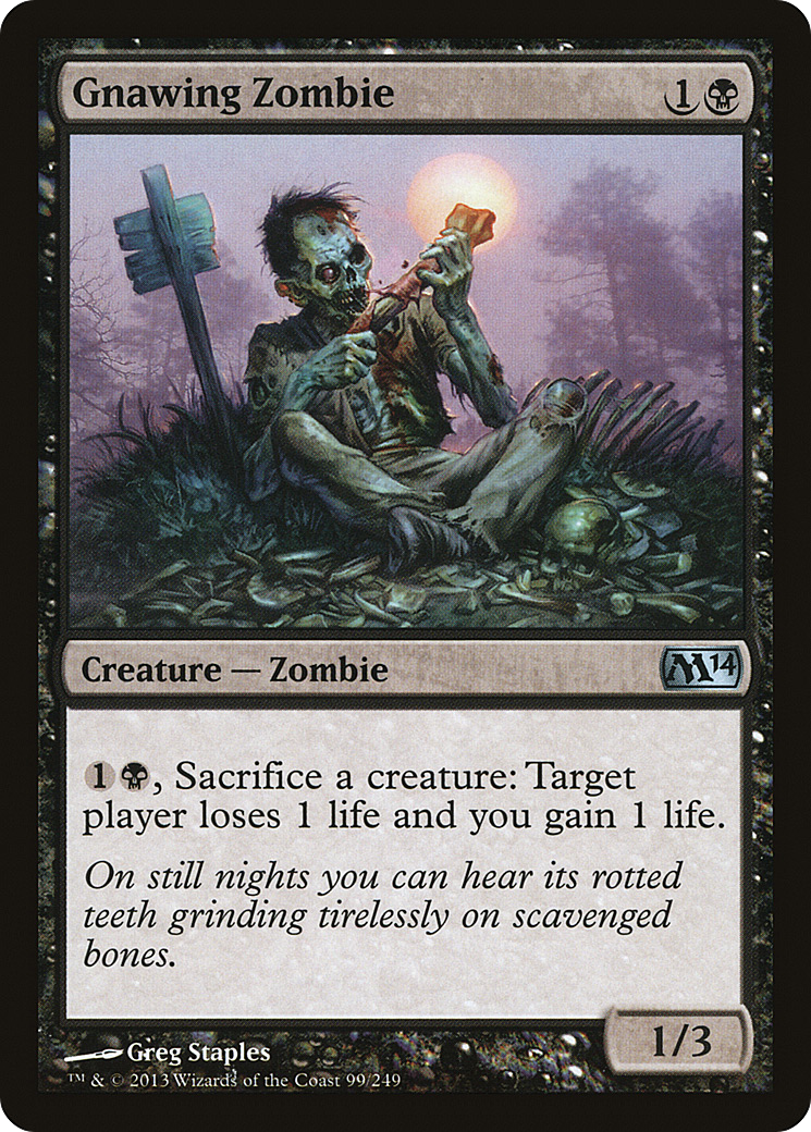Zombie rongeur (M14-099) - Magic 2014 Foil