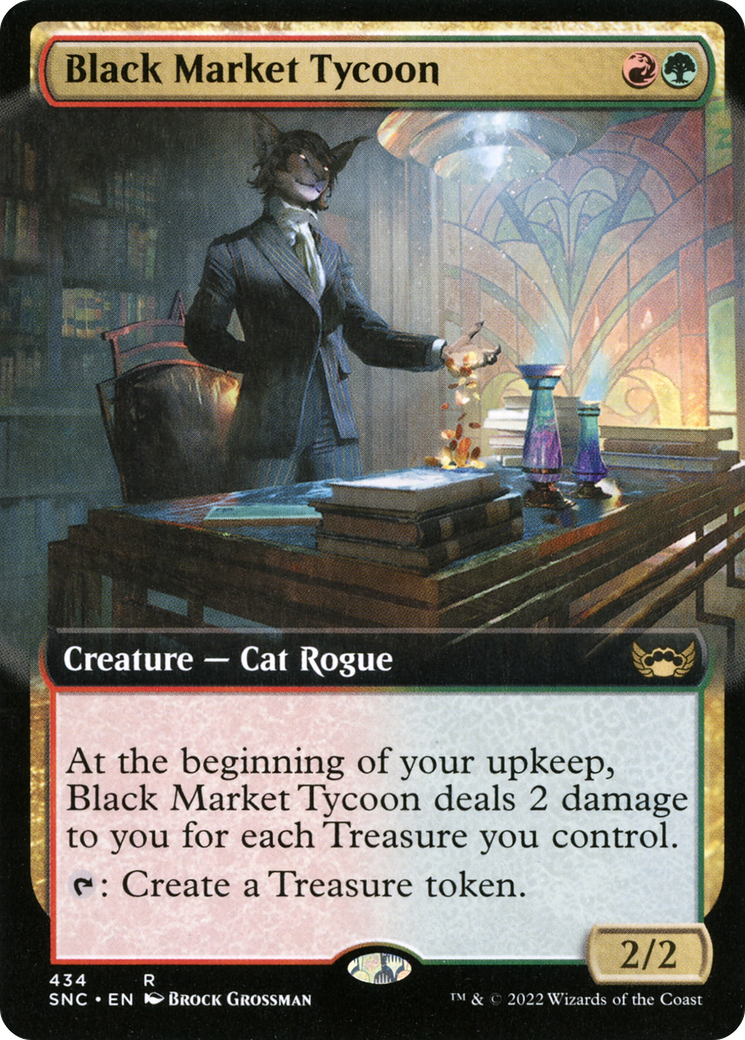 Black Market Tycoon (SNC-434) - Rues de New Capenna : (Extended Art) Foil