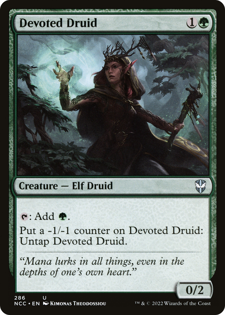 Devoted Druid (NCC-286) - New Capenna Commander