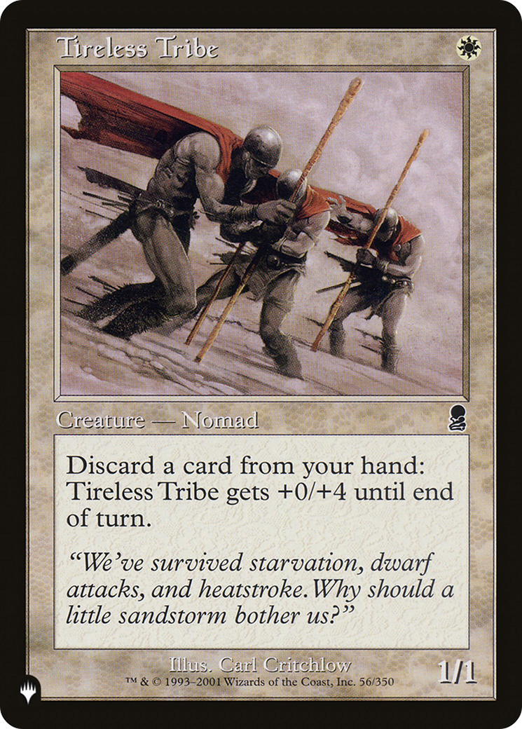 Tireless Tribe (LIST-ODY-56) - The List