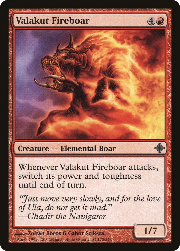 Valakut Fireboar (ROE-170) - L'Ascension des Eldrazi
