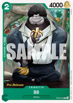 BB (OP08-035) - Cartes de pré-sortie Two Legends