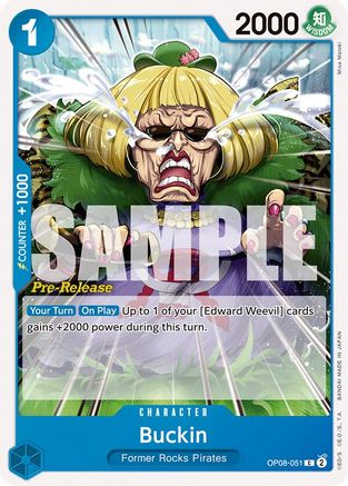 Buckin (OP08-051) - Cartes de pré-sortie Two Legends