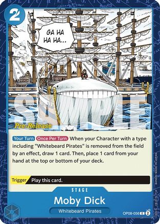 Moby Dick (OP08-056) - Cartes de pré-sortie Two Legends