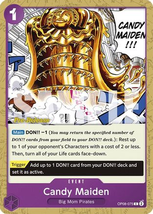 Candy Maiden (OP08-075) - Cartes de pré-sortie Two Legends