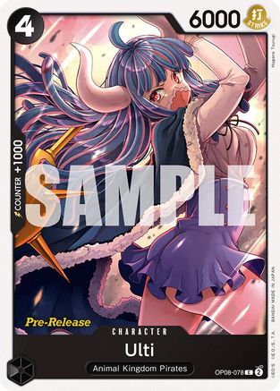 Ulti (OP08-078) - Cartes de pré-sortie Two Legends