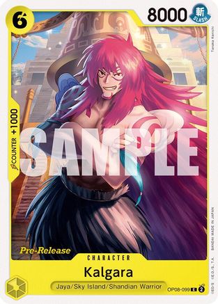 Kalgara (099) (OP08-099) - Cartes de pré-sortie Two Legends
