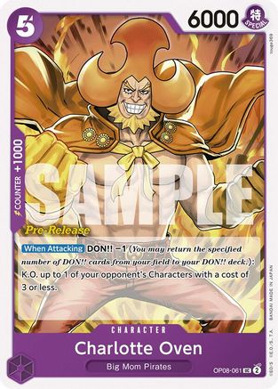 Charlotte Oven (OP08-061) - Cartes de pré-version Two Legends