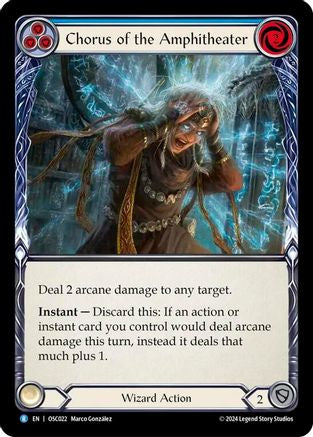 Chorus of the Amphitheater (Blue) (OSC022) - Blitz Deck: Rosetta - Oscilio