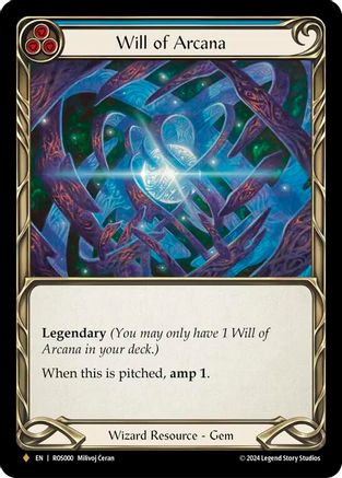Will of Arcana (Cold Foil) (ROS000) - Rosetta Cold Foil