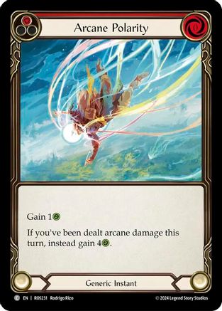 Arcane Polarity (Red) (ROS231) - Rosetta Rainbow Foil