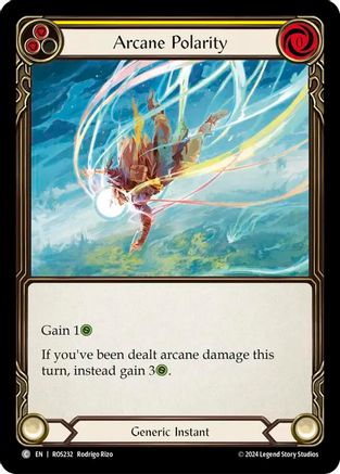 Arcane Polarity (Yellow) (ROS232) - Rosetta Rainbow Foil