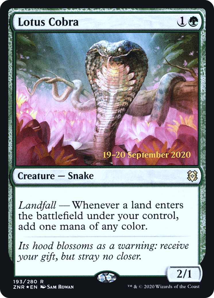Lotus Cobra (PRE-193S) - Promotions Zendikar Rising