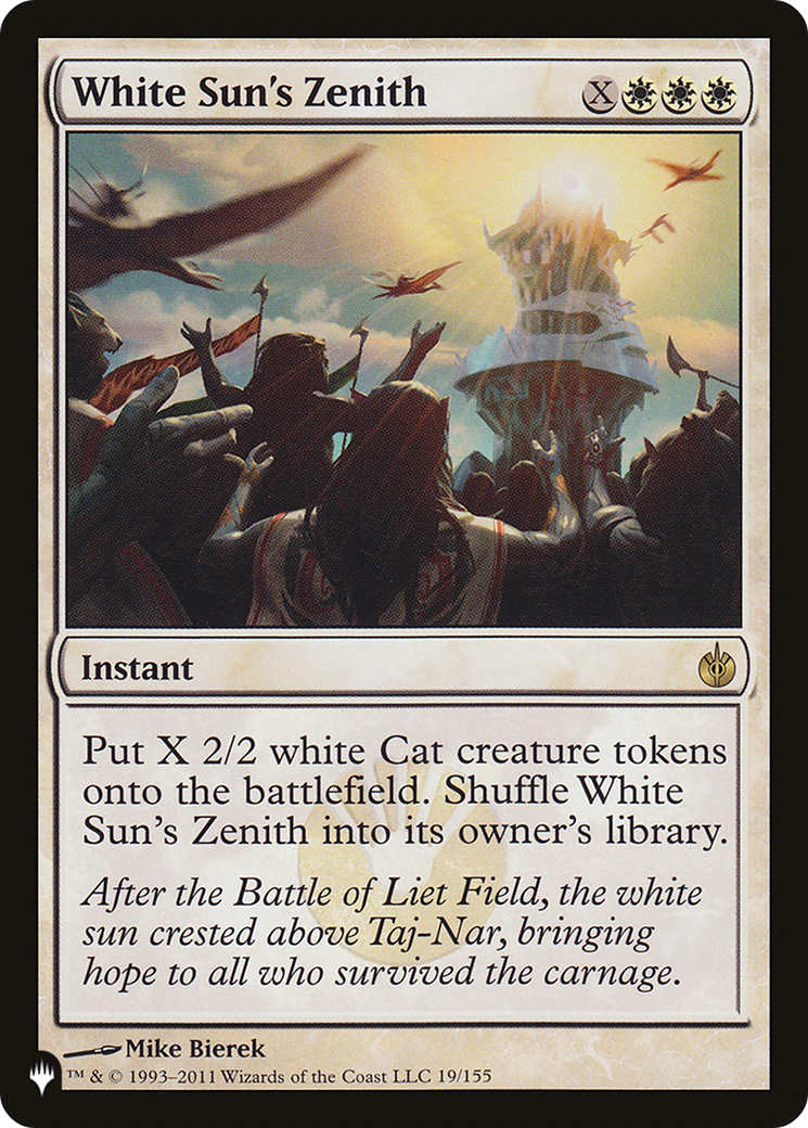 White Sun's Zenith (LIST-MBS-19) - The List
