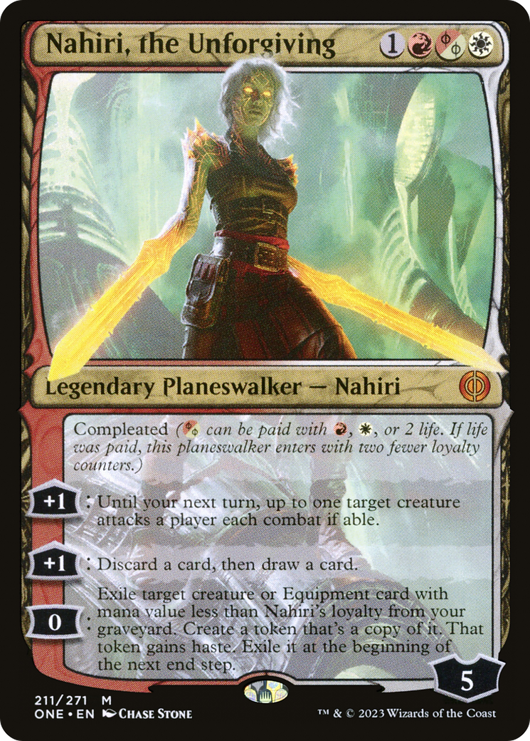 Nahiri, the Unforgiving (ONE-211) - Phyrexia: All Will Be One