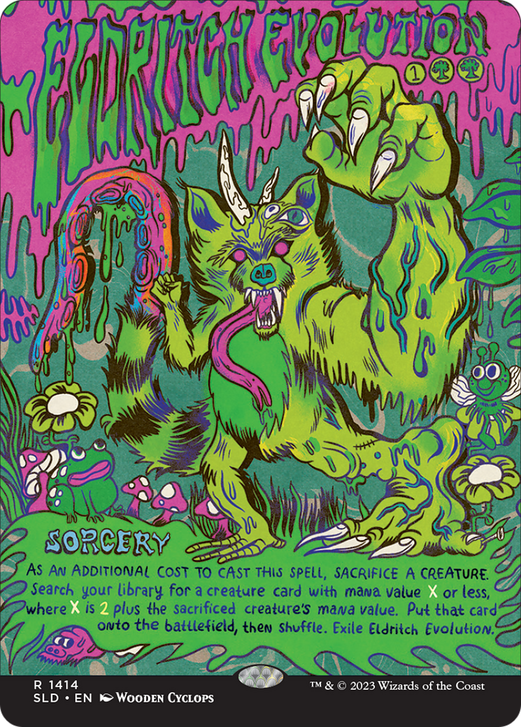 Eldritch Evolution (SLD-1414) - Secret Lair Drop : (Full Art) (Borderless) Foil