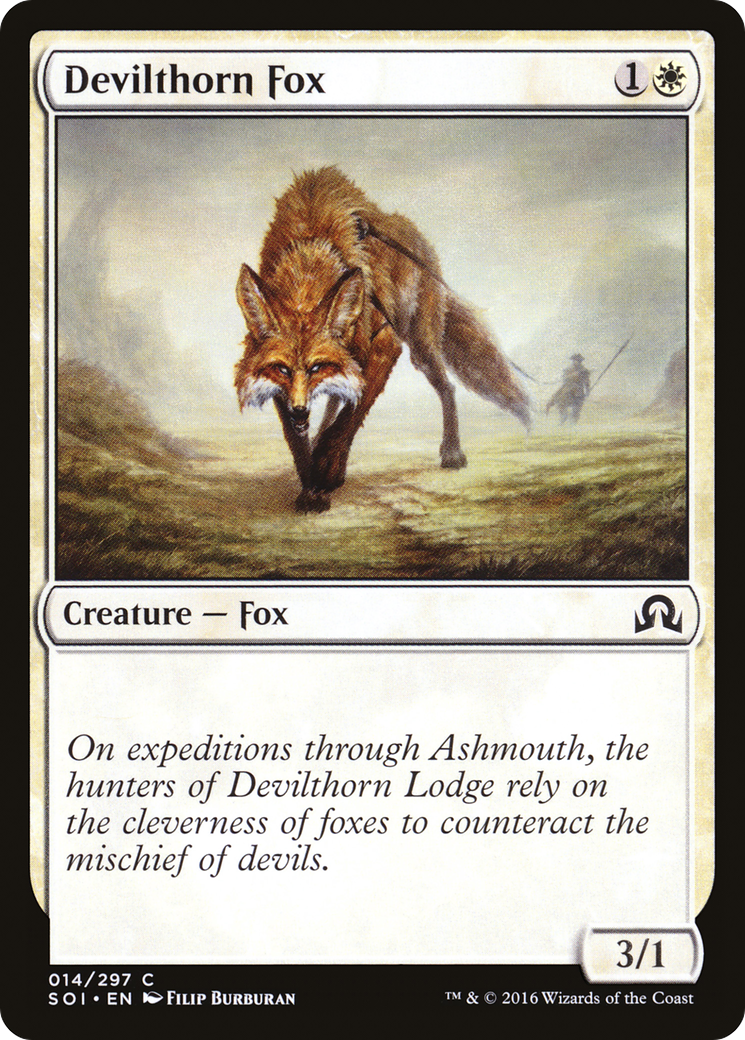 Devilthorn Fox (SOI-014) - Shadows over Innistrad Foil