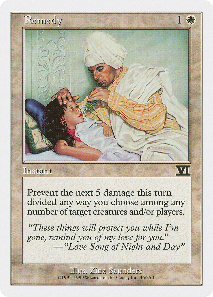 Remède (6ED-036) - Sixième édition classique