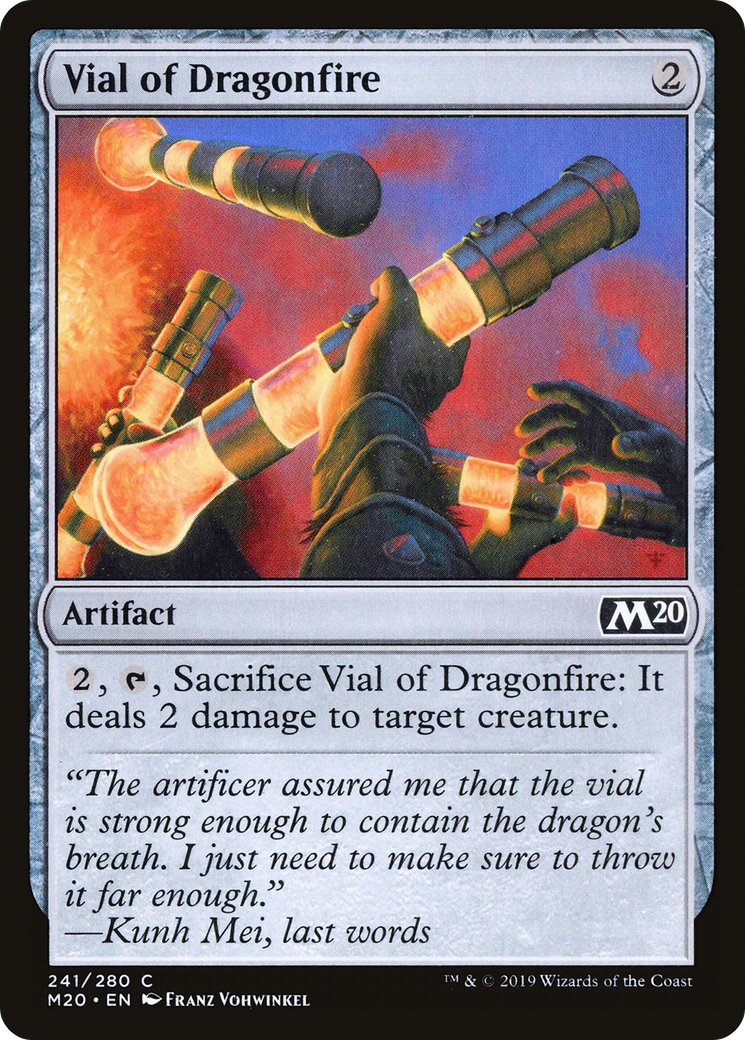Vial of Dragonfire (M20-241) - Core Set 2020 Foil