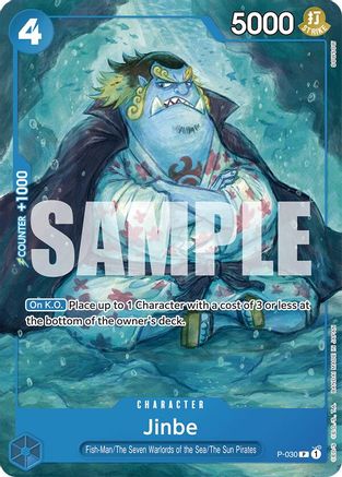 Jinbe (P-030) - Deck de démarrage 17 : Donquixote Doflamingo BLEU