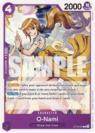 O-Nami (ST18-002) - Deck de démarrage 18 : Monkey.D.Luffy VIOLET