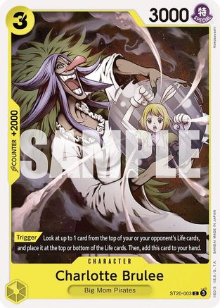 Charlotte Brulee (ST20-003) - Deck de démarrage 20 : Charlotte Katakuri JAUNE
