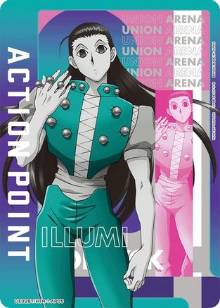 Action Point Card (AP05) (Illumi) (UE02BT/HTR-1-AP05) - Hunter x Hunter
