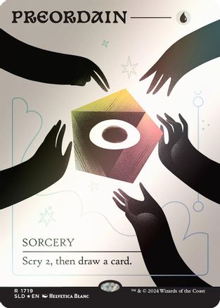 Preordain (1719) (Rainbow Foil) (SLD-1719) - Secret Lair Drop Series Foil