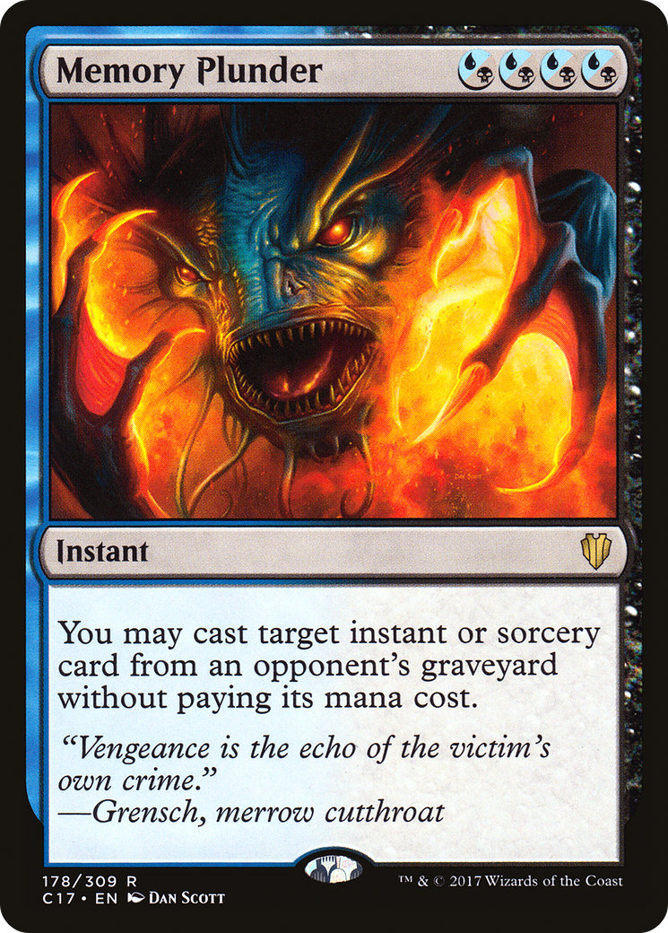 Pillage de mémoire (C17-178) - Commander 2017