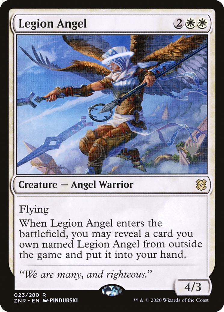 Legion Angel (PPZNR-23P) - Promotions Zendikar Rising