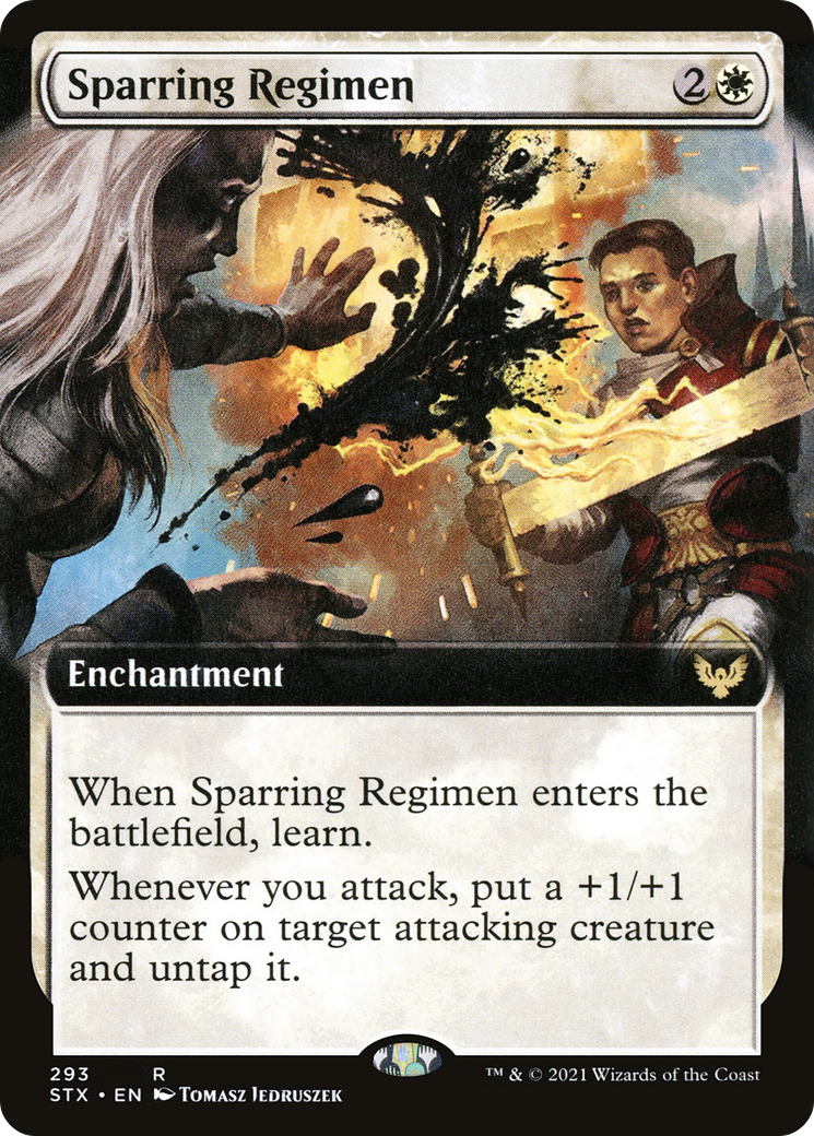 Régime d'entraînement (STX-293) - Strixhaven : École des mages : (Extended Art) Foil