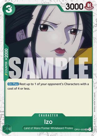 Izo (OP01-033) (Jolly Roger Foil) (OP01-033) - Booster Premium - Le meilleur - Foil