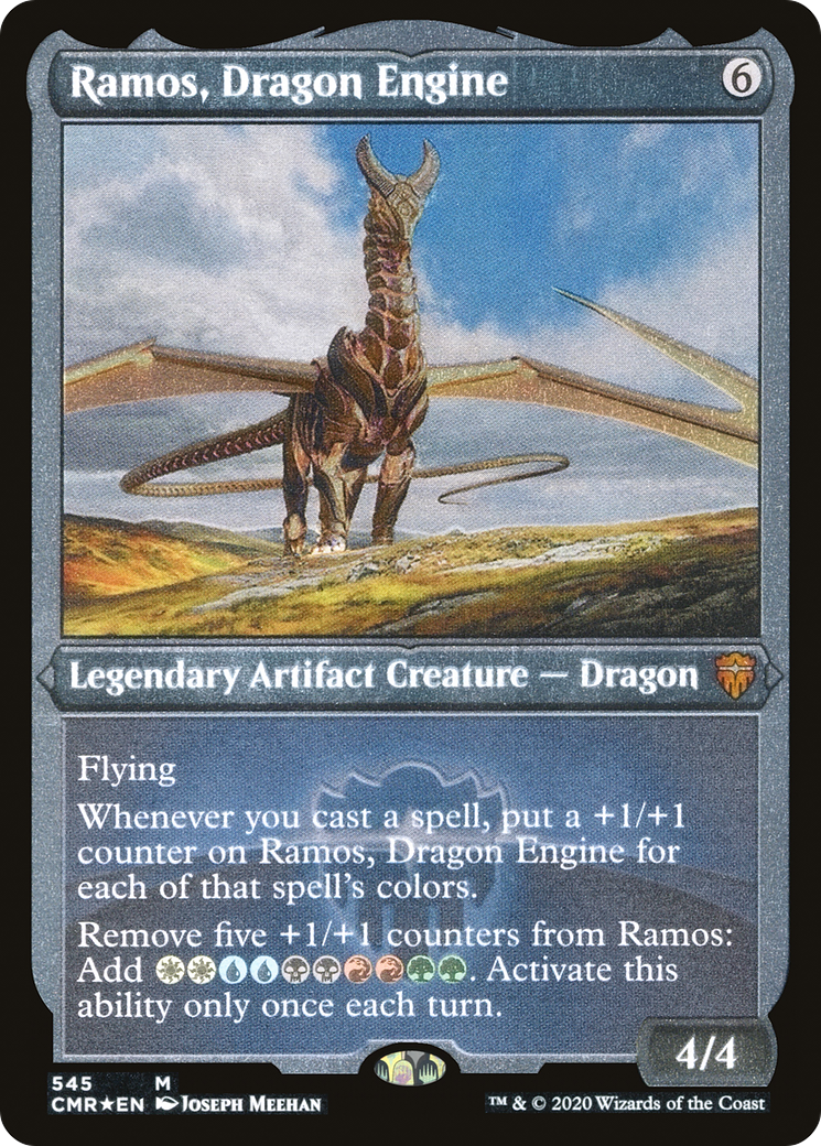 Ramos, Dragon Engine (Foil Etched) (CMR-545) - Commander Legends Etched Foil