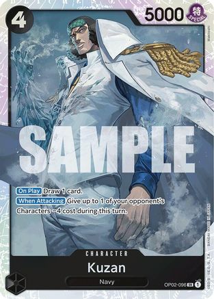 Kuzan (OP02-096) (Réimpression) (OP02-096) - Booster Premium - Le meilleur - Foil