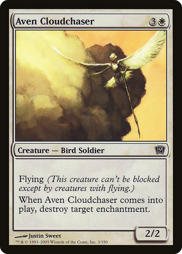 Aven Cloudchaser (9ED-03★) - Ninth Edition Foil