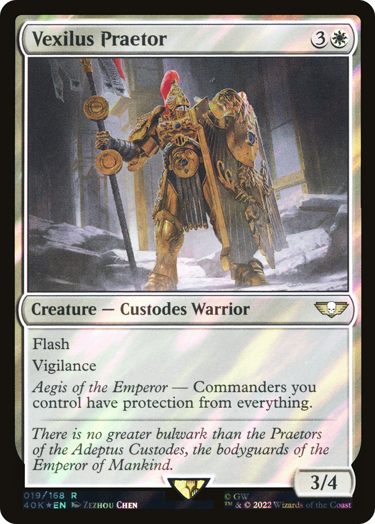 Vexilus Praetor (Surge Foil) (40K-019) - Warhammer 40,000 Commander Foil