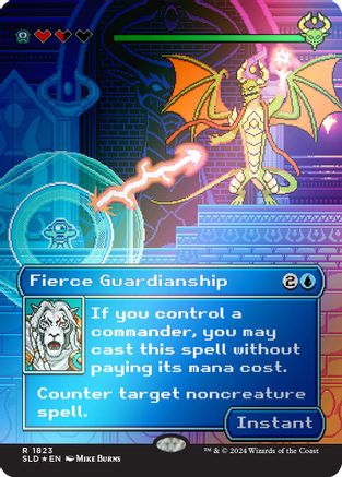 Fierce Guardianship (Rainbow Foil) (SLD-1823) - Secret Lair Drop Series Foil
