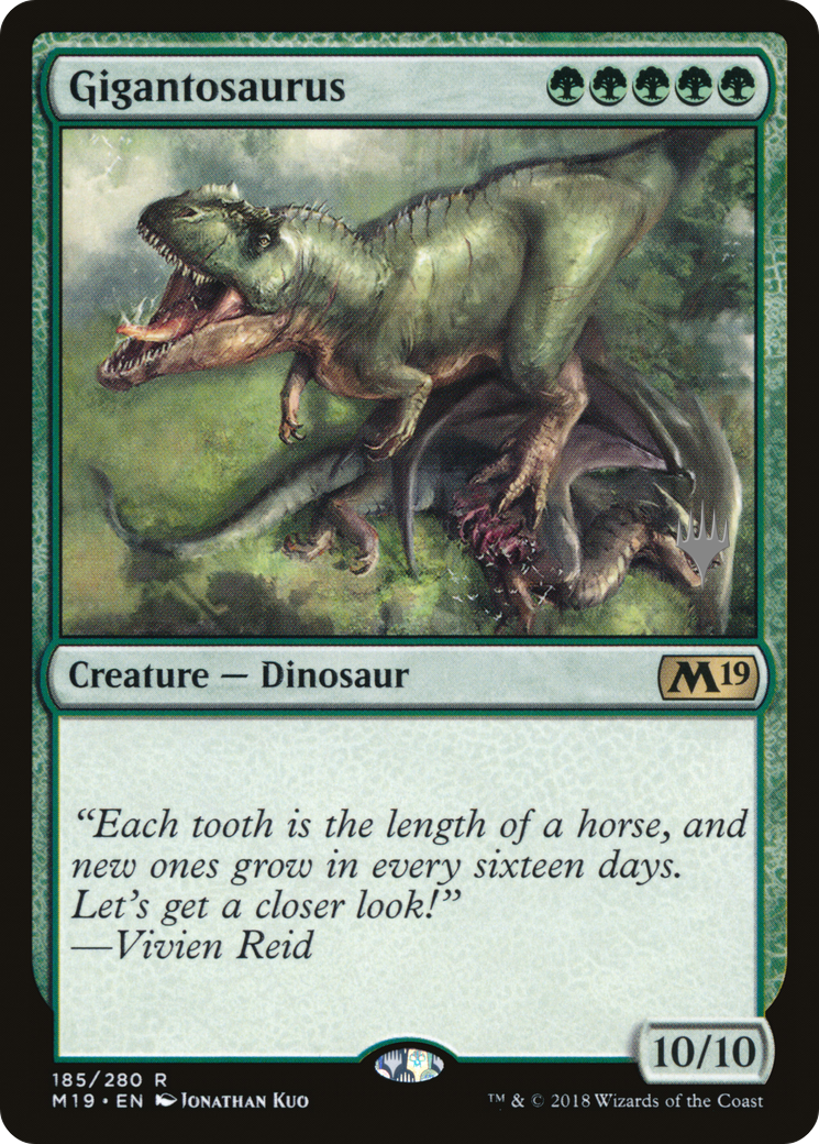 Gigantosaurus (PPM20-185P) - Core Set 2019 Promos Foil