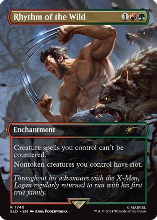 Rhythm of the Wild (Rainbow Foil) (SLD-1740) - Secret Lair Drop Foil