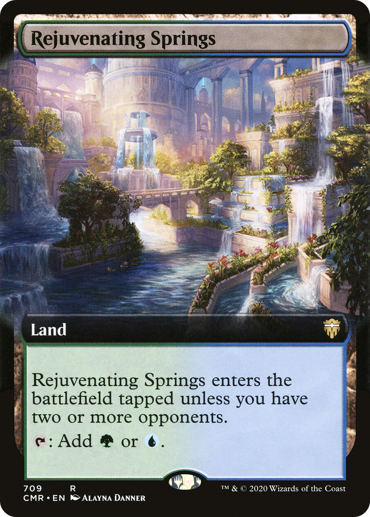 Rejuvenating Springs (Extended Art) (CMR-709) - Commander Legends: (Extended Art) Foil