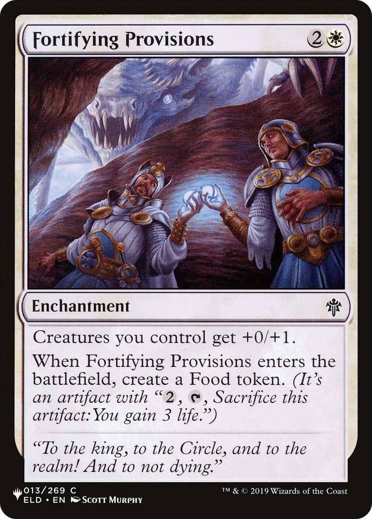 Fortifying Provisions (LIST-013/269) - The List