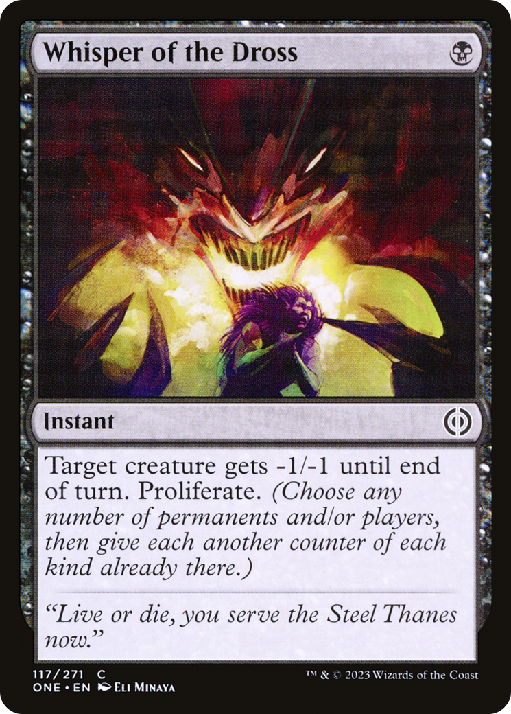 Le Murmure des scories (ONE-117) - Phyrexia : Tous ne feront plus qu'un