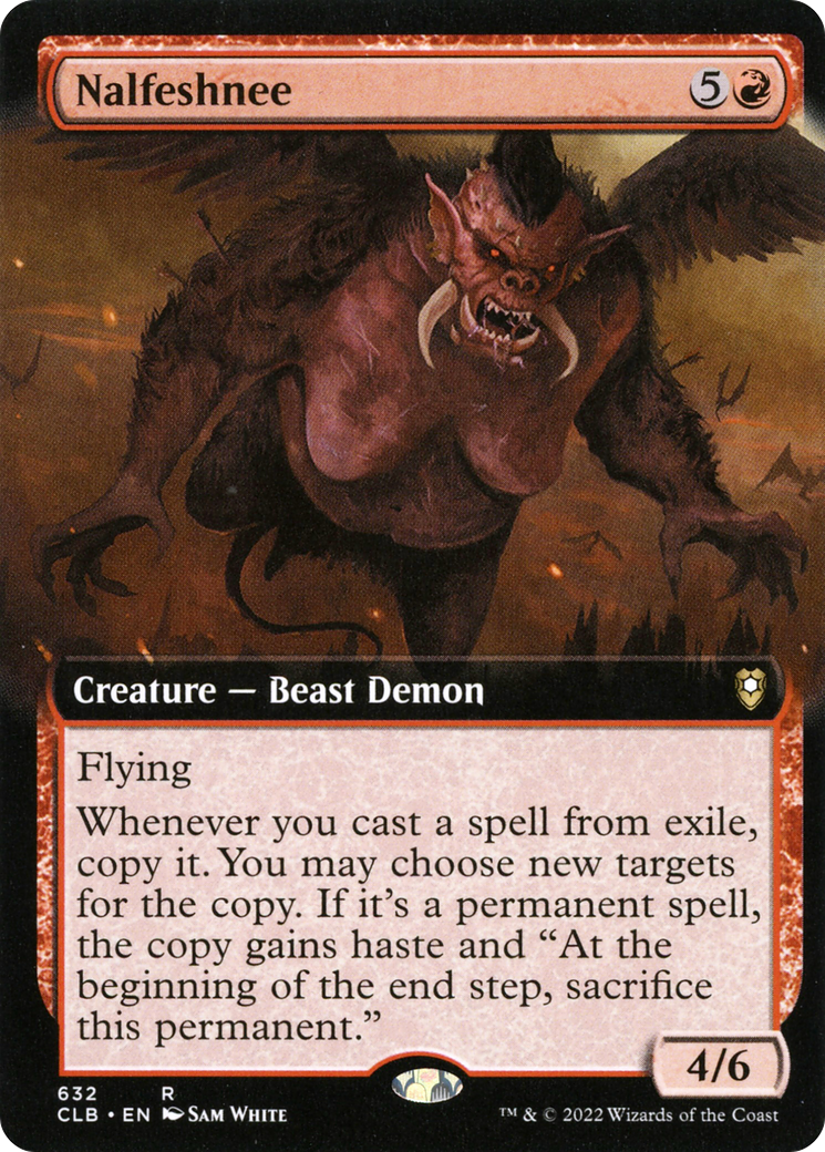 Nalfeshnee (Extended Art) (CLB-632) - Commander Legends: Battle for Baldur's Gate: (Extended Art)