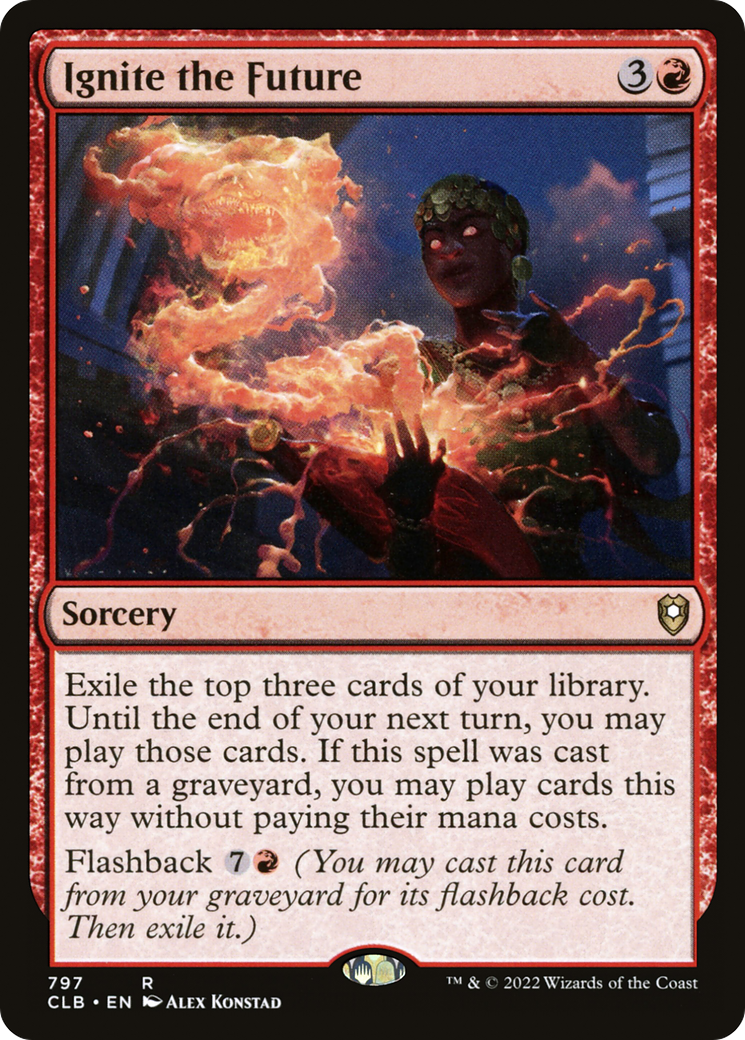 Enflammer le futur (CLB-797) - Commander Legends : La Bataille de Baldur's Gate