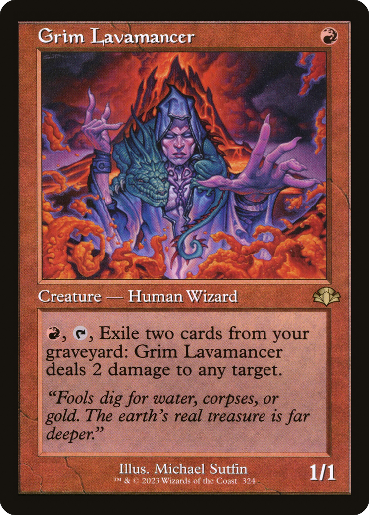 Grim Lavamancer (DMR-324) - Dominaria remasterisé