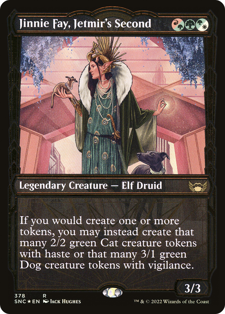 Jinnie Fay, deuxième de Jetmir (SNC-378) - Rues de New Capenna : (Vitrine) Feuille