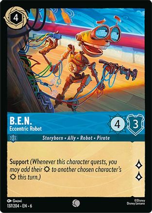 BEN - Robot excentrique (137/204) - Mer d'Azurite