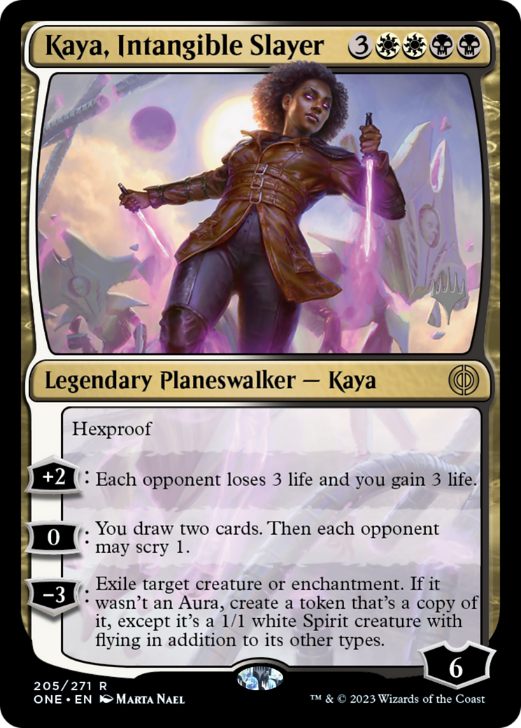 Kaya, tueuse intangible (PONE-205P) - Promotion Phyrexia : All Will Be One