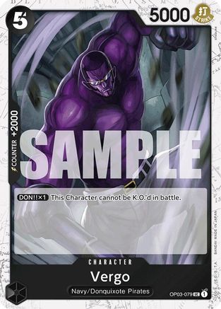 Vergo (Jolly Roger Foil) (OP03-079) - Booster Premium - Le meilleur - Foil