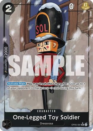 Soldat de plomb unijambiste (Full Art) (OP05-081) - Booster Premium - Le meilleur - Foil